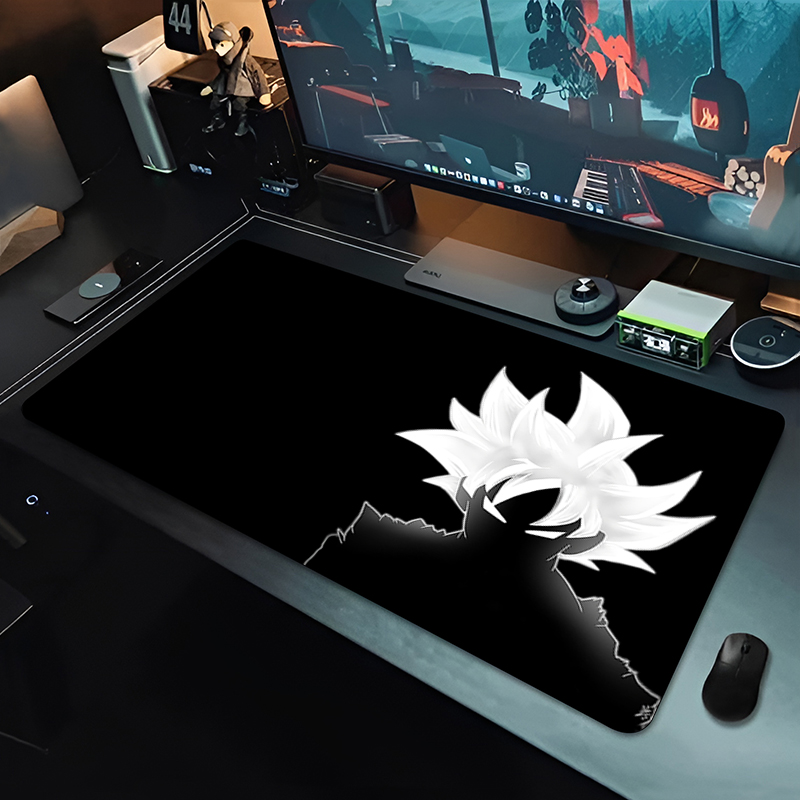 Pc Gaming Keyboards - DBZ Black Anime Mouse Pad Dragon