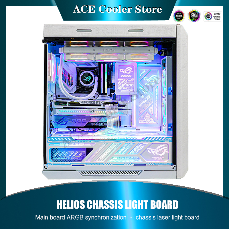 Pc Gaming Rog - RGB Mirror PC Case Backplate Panel