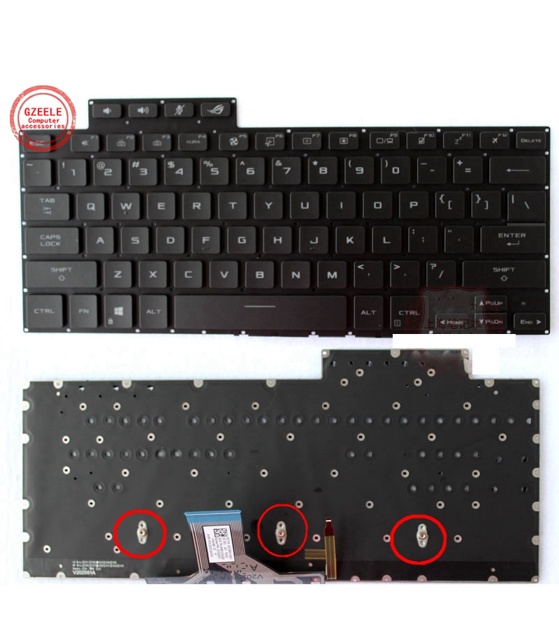 Pc Gaming Rog - New US Backlit Keyboard for ASUS