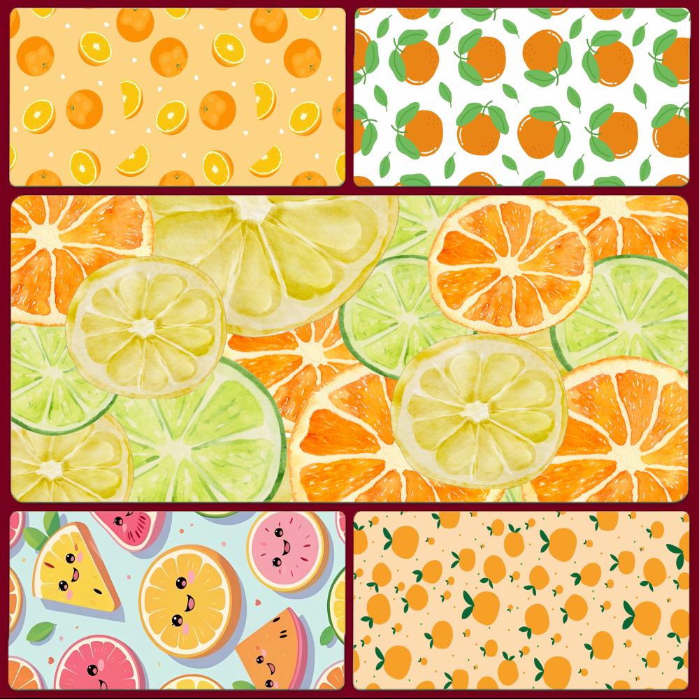 Pc Gaming Orange - fruit fresh O-Orange Mouse Pad Large