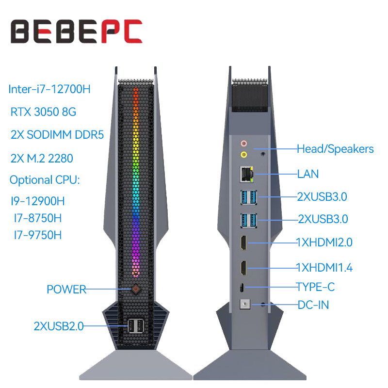 Pc Gaming On Wifi - Intel Core i7-12700H Gaming Mini PC