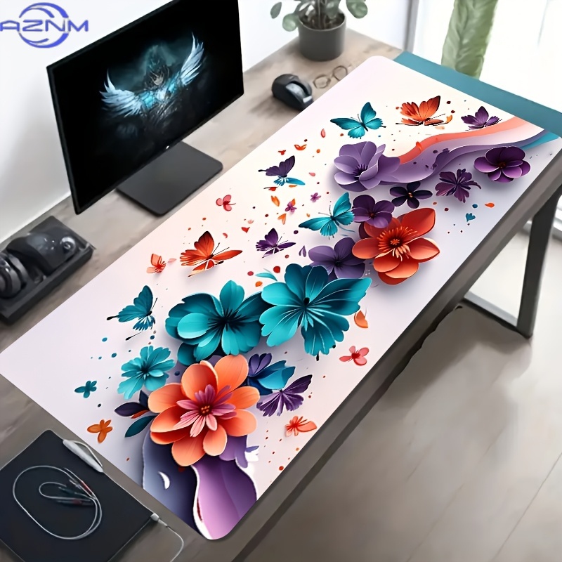 Pc Gaming Orange - 1pc Large Gaming Desk Mat Compatible