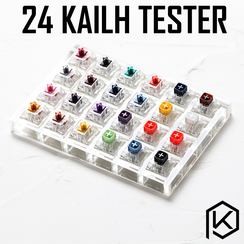 Pc Gaming Orange - 24 switch switches tester with acrylic