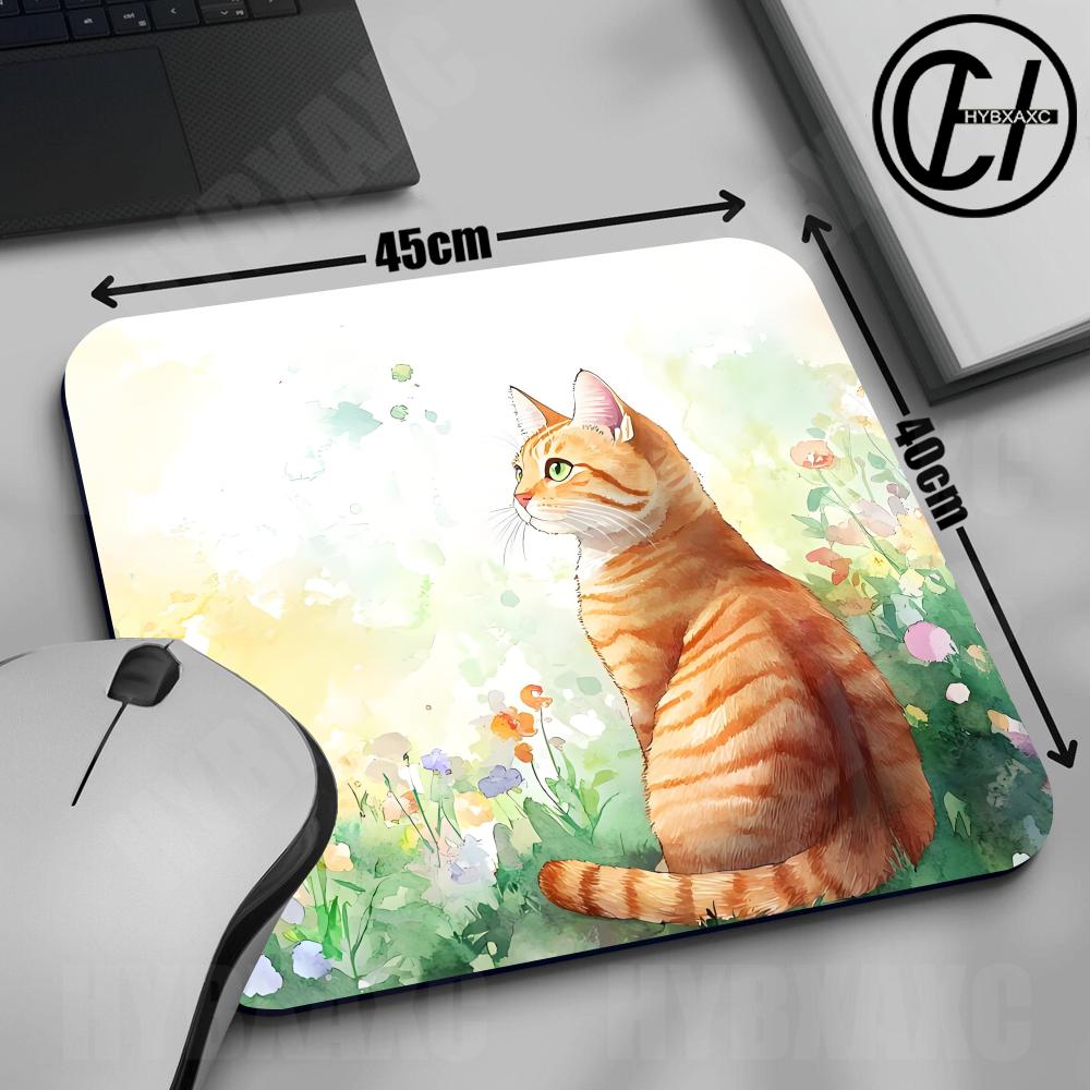 Pc Gaming Orange - 45x40CM Cute Orange Cat Creative Keyboard