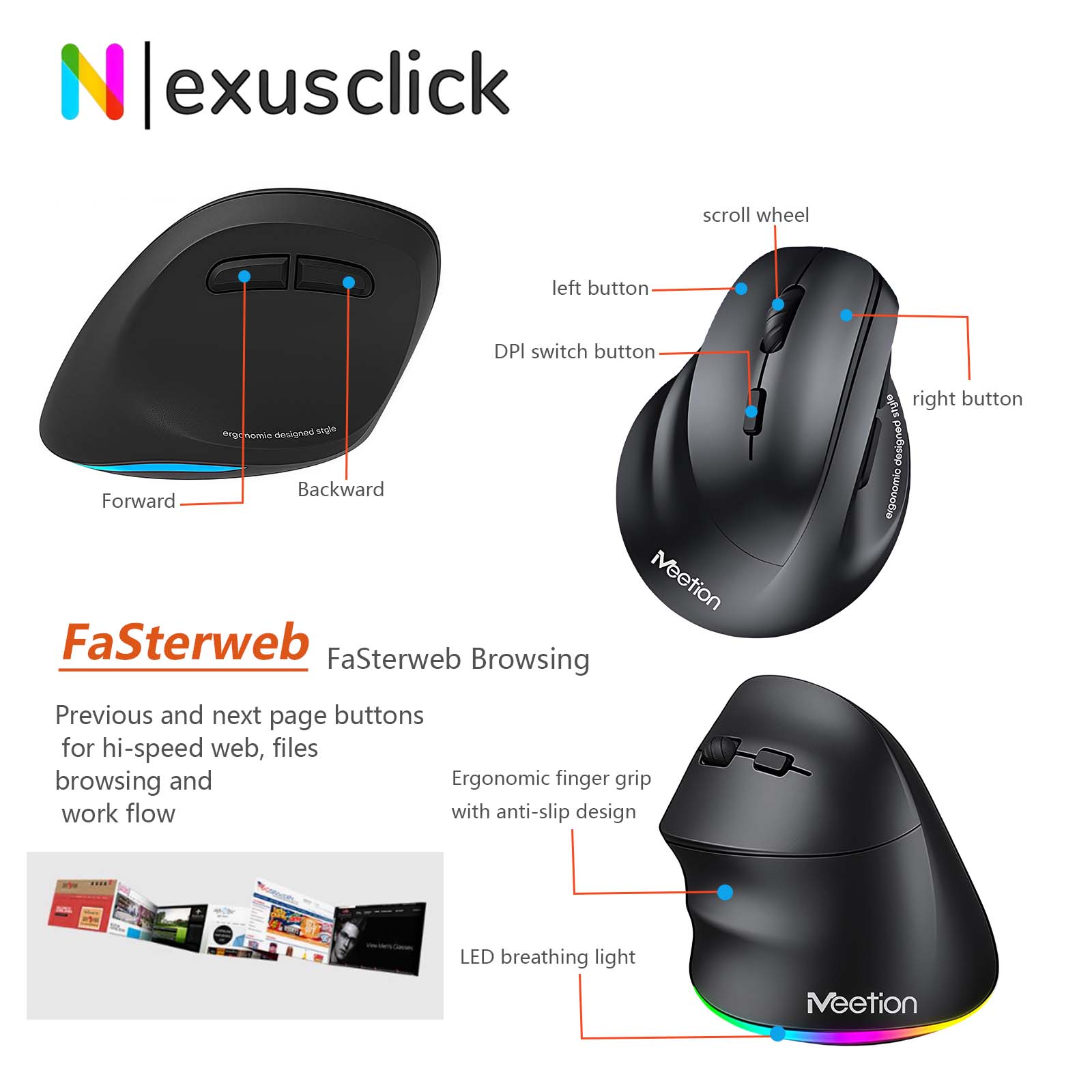 Left Hand Wireless Mouse Bluet - Pc Gaming X3D review and price