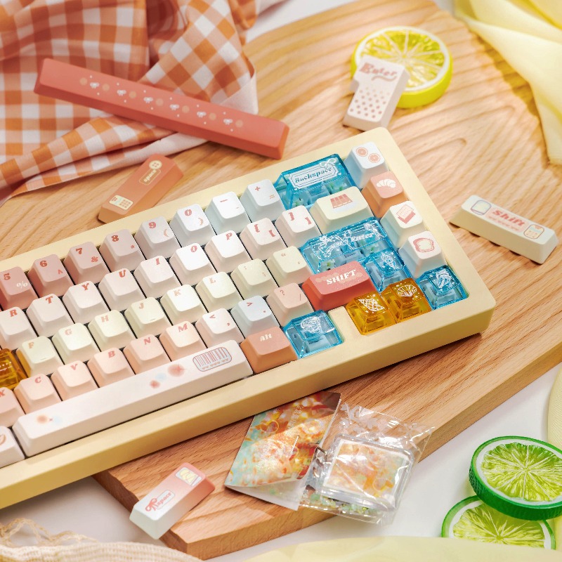 Orange Sea Theme Keycaps Set C - Pc Gaming Orange review and price