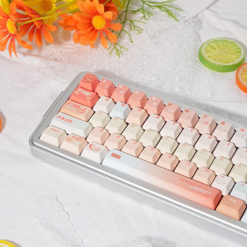Orange Sea Theme Keycaps Set C - Pc Gaming Orange review and price