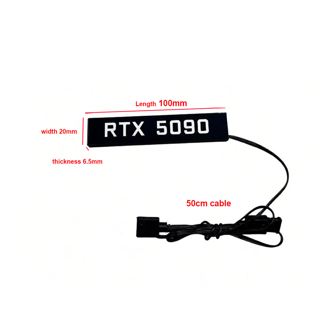 Video Card Lighting Panel For  - Pc Gaming Rtx 5090 review and price