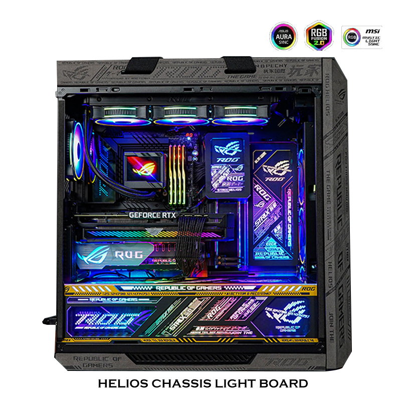 RGB Mirror PC Case Backplate P - Pc Gaming Rog review and price