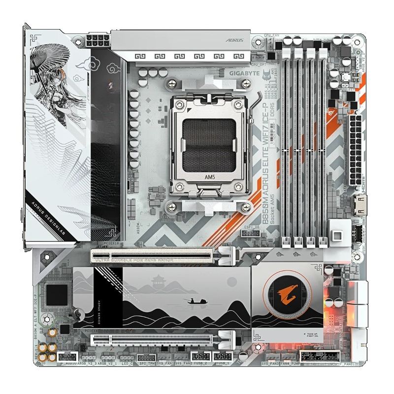 B850M AORUS ELITE WIFI7 ICE-P  - Pc Gaming X3D review and price