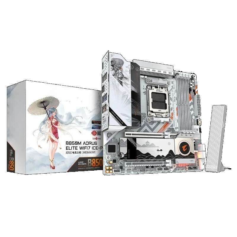 B850M AORUS ELITE WIFI7 ICE-P  - Pc Gaming X3D review and price