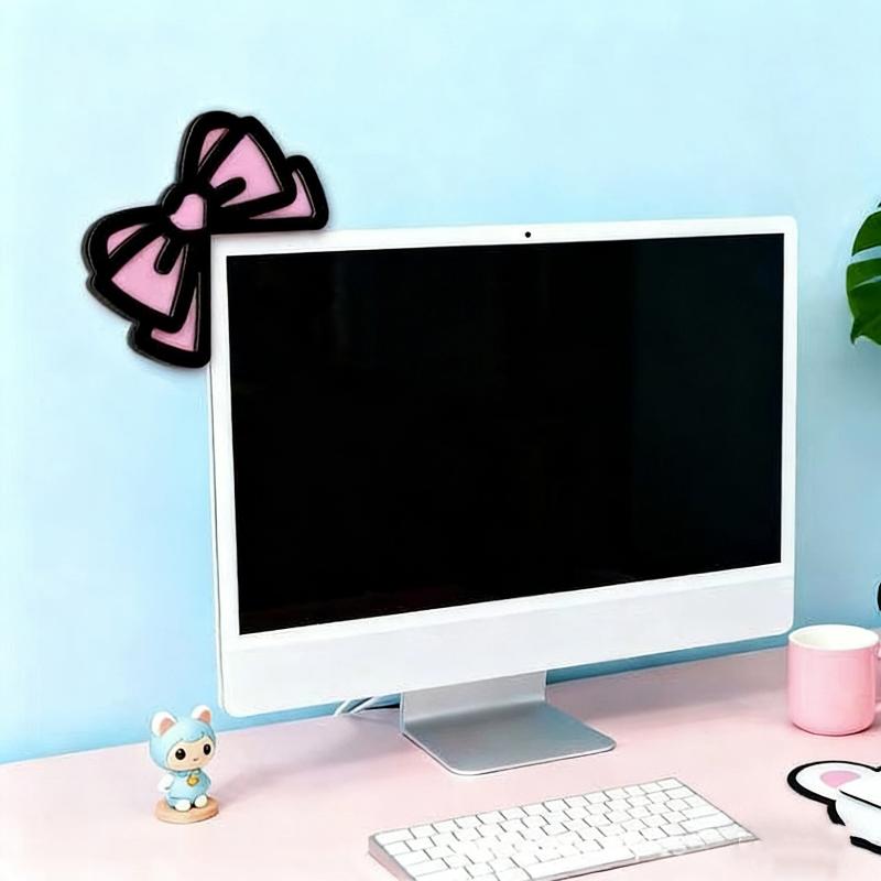 New 1/2Pcs Wooden Bowknot PC A - Pc Gaming Kawaii review and price