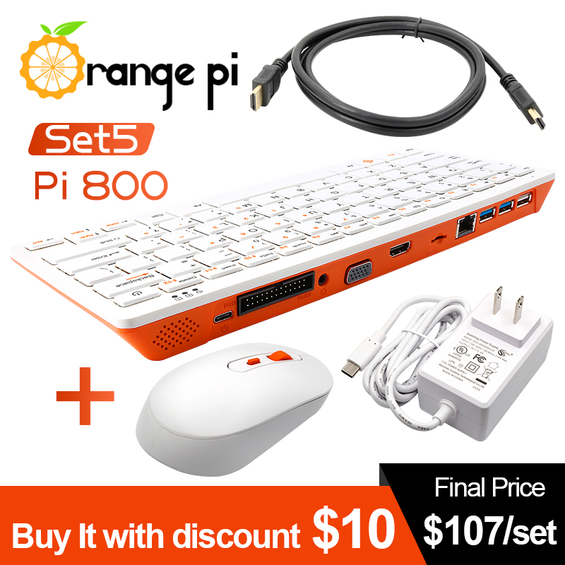 Orange Pi 800+5V4A Type-C Powe - Pc Gaming Orange review and price