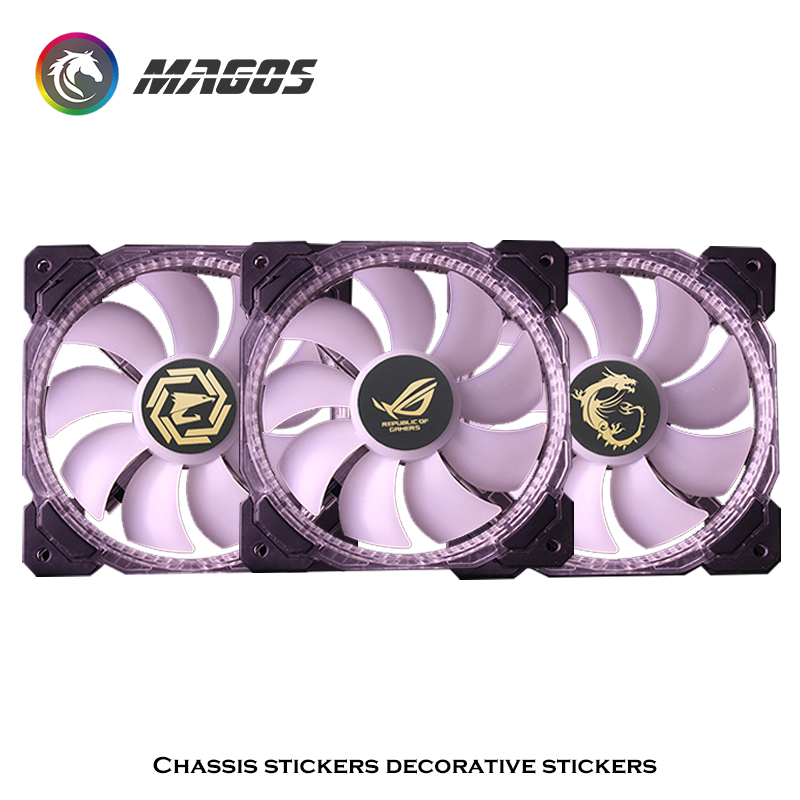 Computer Case Fan Metal Sticke - Pc Gaming Rog review and price