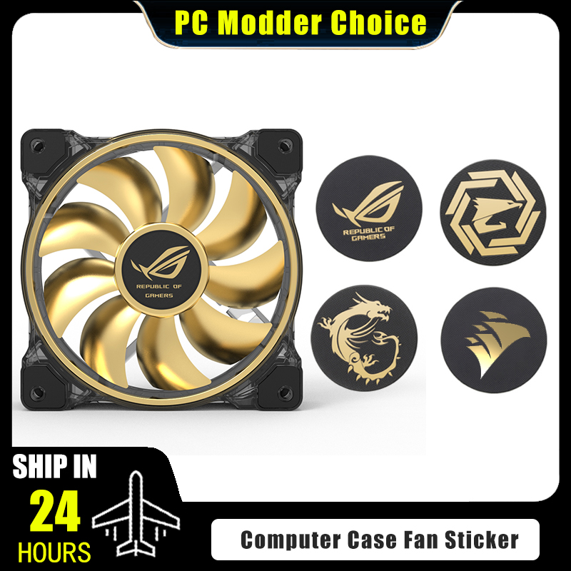 Computer Case Fan Logo Sticker - Pc Gaming Rog review and price