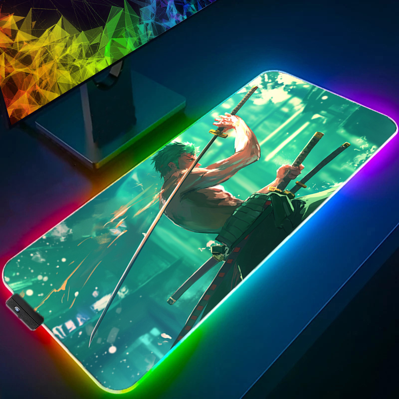 ONE PIECE Zoro Mouse Pad RGB G - Pc Gaming Keyboards review and price