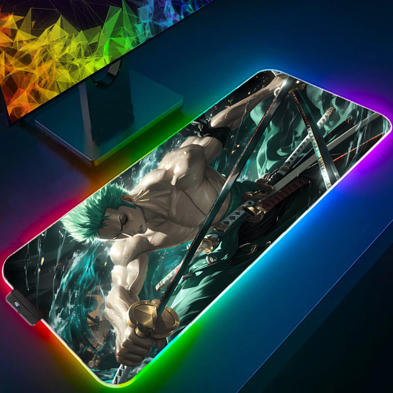 ONE PIECE Zoro Mouse Pad RGB G - Pc Gaming Keyboards review and price