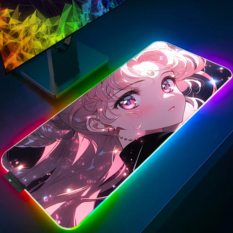 RGB Large Mouse Pad Gamer Keyb - Pc Gaming Kawaii review and price
