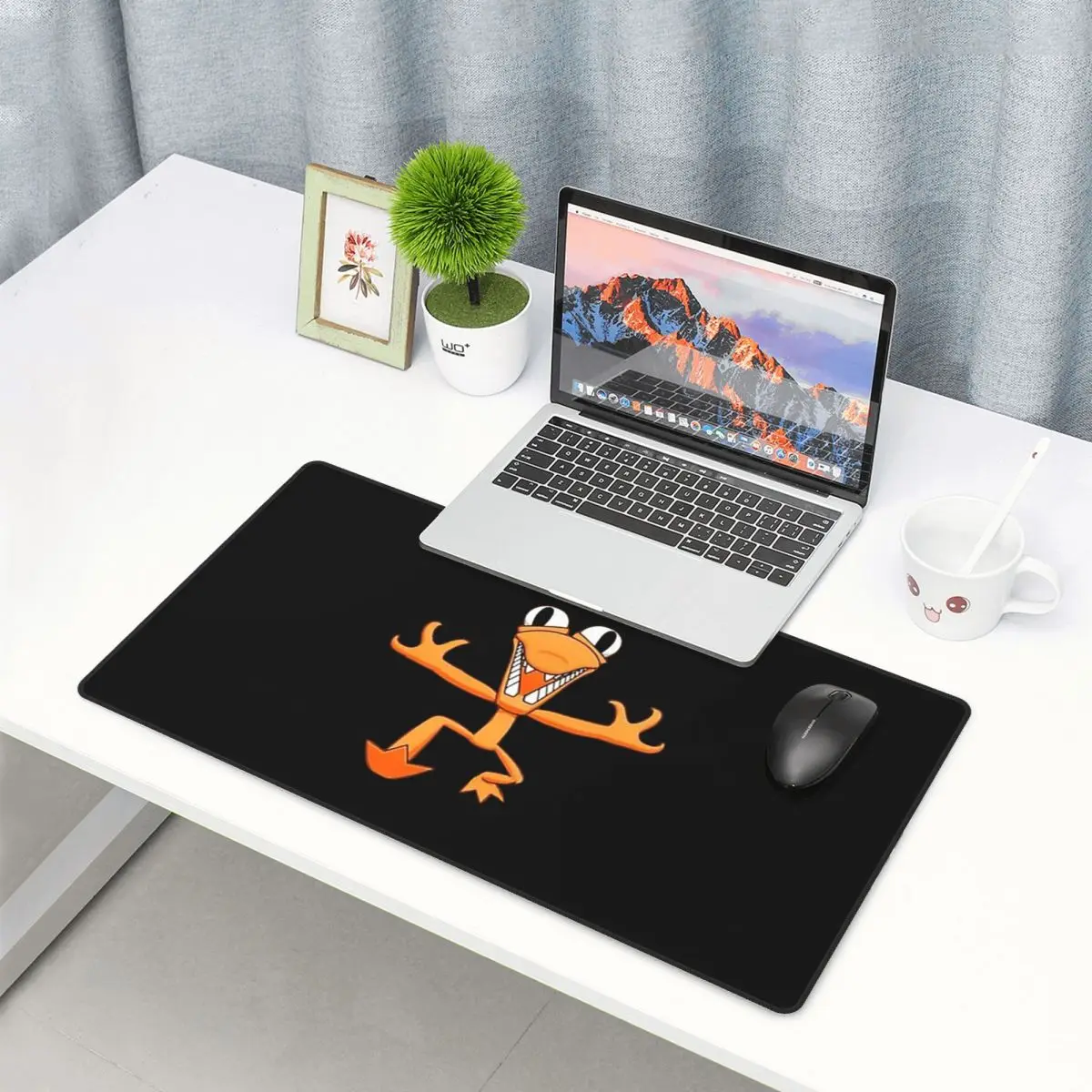 Large Mouse Pad Orange Rainbow - Pc Gaming Orange review and price
