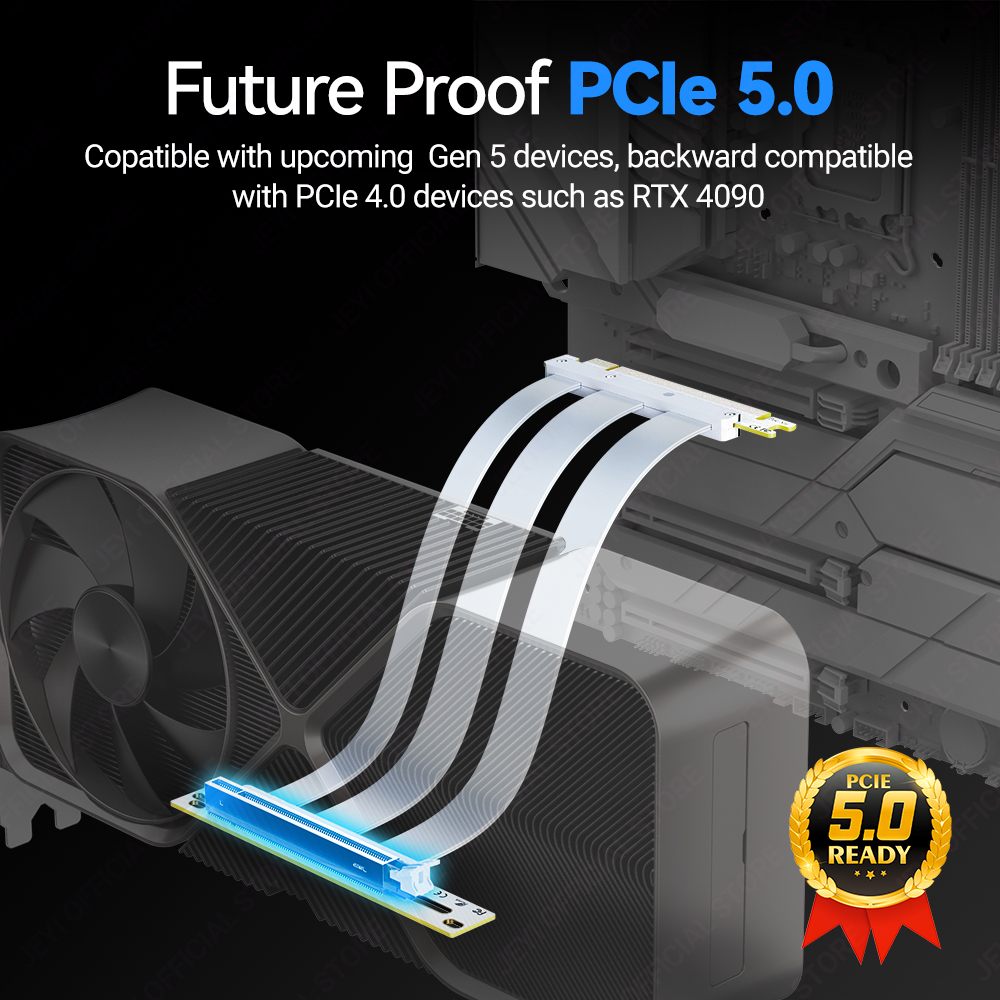 JEYI PCIe 5.0 X16 Riser Cable  - Pc Gaming Rtx 5090 review and price
