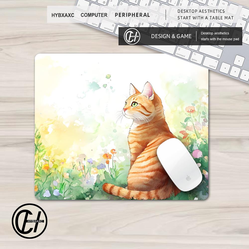 45x40CM Cute Orange Cat Creati - Pc Gaming Orange review and price