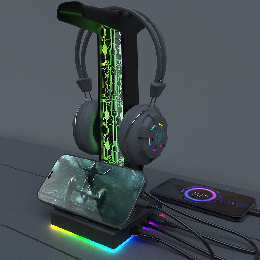 RGB Gaming Headphone Stand Dua - Pc Gaming Jumbo review and price