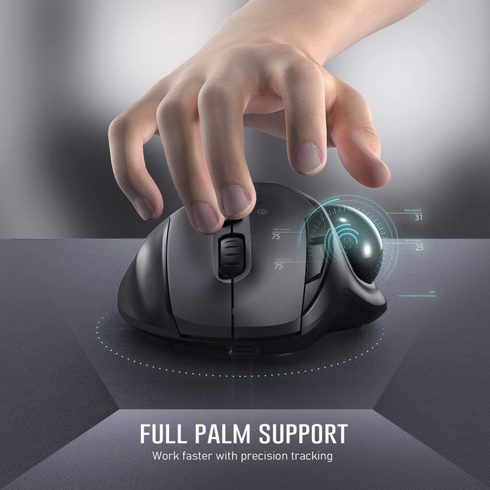 Jomaa Trackball Mouse Bluetoot - Pc Gaming X3D review and price